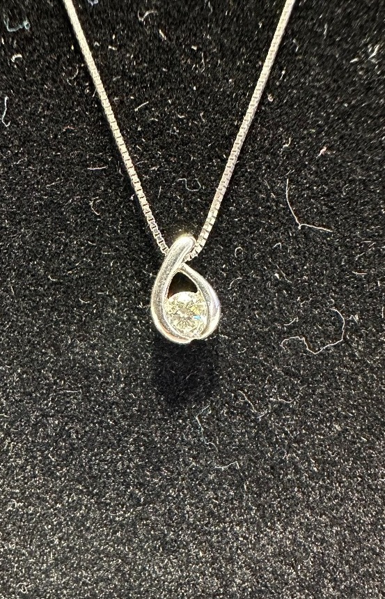 Pt900 ダイヤモンドネックレス　0.2ct